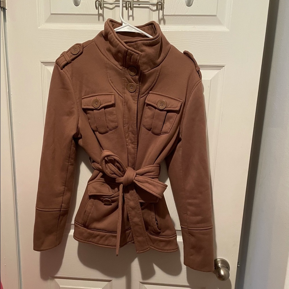 XL Tan Peacoat